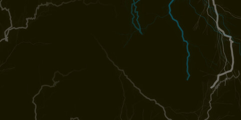 Lightning bolt. thunder lighting on black sky. 3d illustration, lightning, storm, thunder set. Frame of lightnings on black background 8k. black marble background.