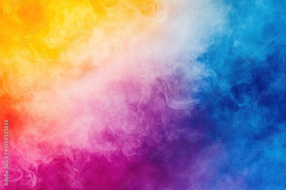 Poster vivid spectrum background with a bright gradient display