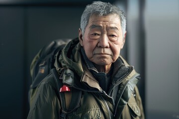 Japanese man in a jacket