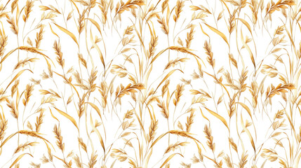 Seamless watercolor floral pattern featuring boho twigs and leaves ideal for baby nursery design botanical elements pastel colors