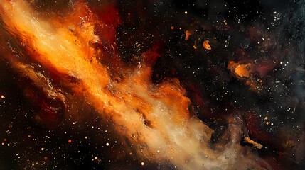 explosion in space