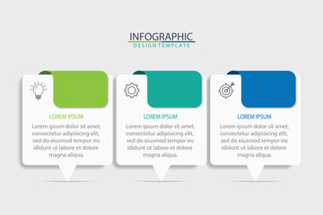Business infographics. Infographics with 2 steps or options.