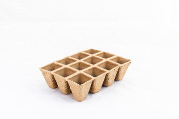 Organic Seed Starter Pots in Biodegradable Material for Growing Plants