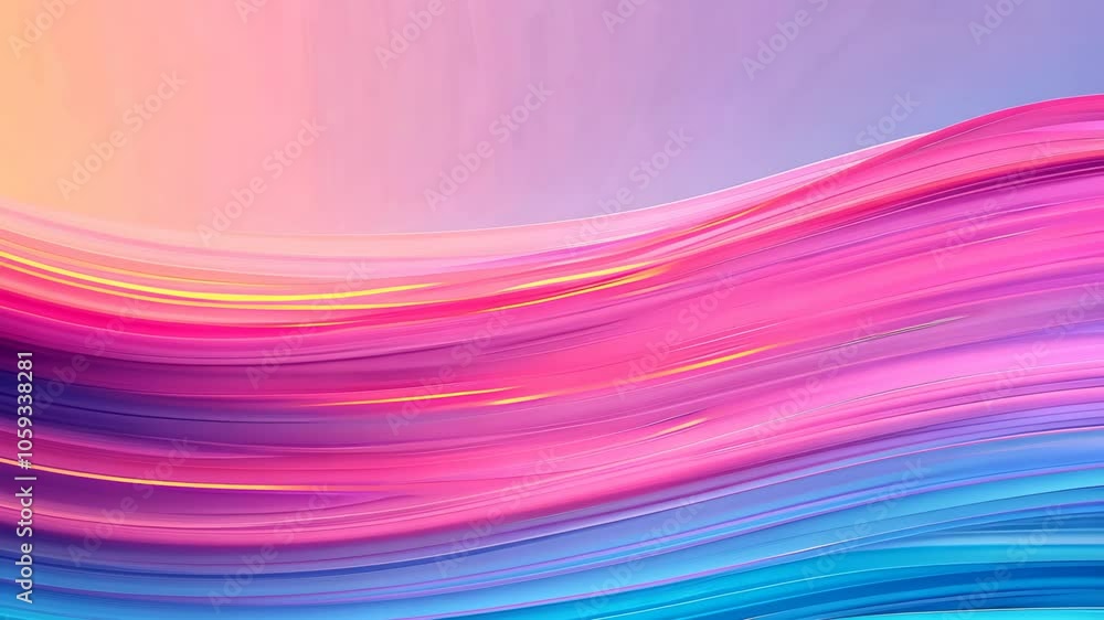 Poster vibrant abstract wave background with gradient colors and fluid motion perfect for modern design and