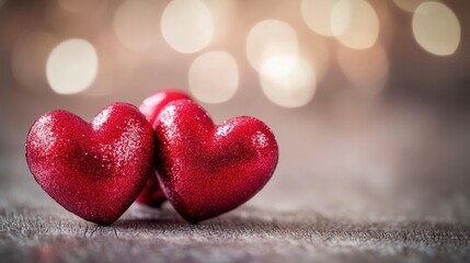 Fototapeta premium Love valentine's background with hearts.with generative ai