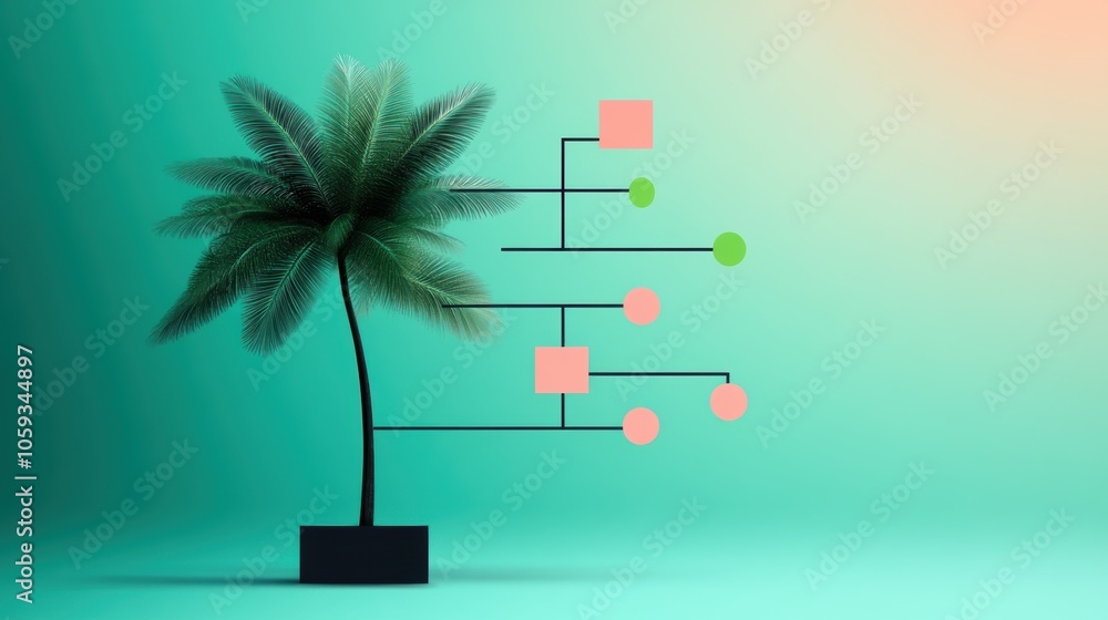 Poster a flowchart outlining the hierarchy of decision making within a company, showcasing the structure of