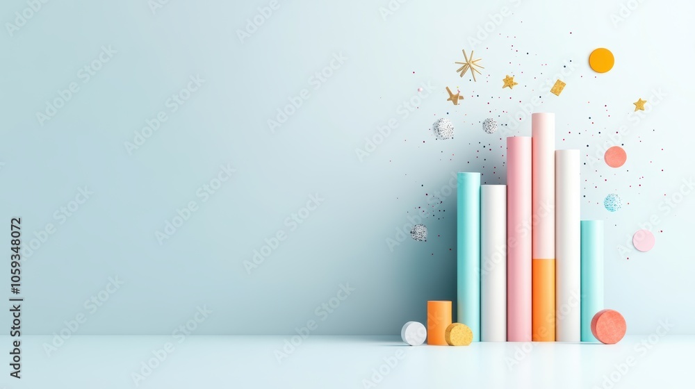 Poster a grouped bar chart comparing multiple data sets across different categories, showcasing trends and 