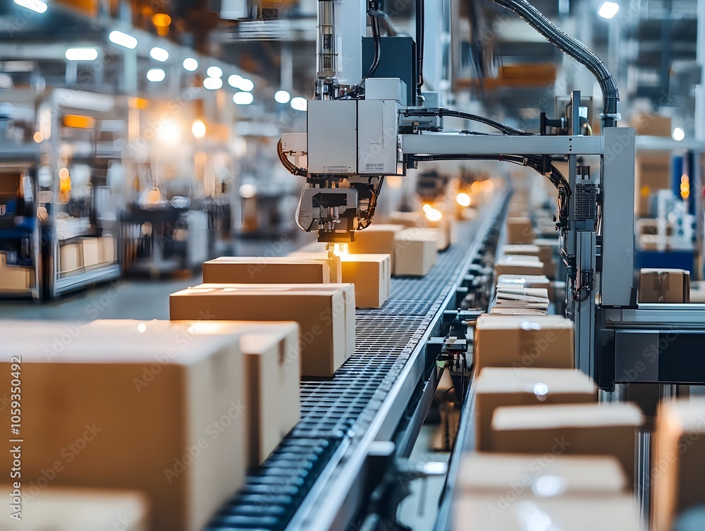 Aufkleber automated process in modern warehouse operations