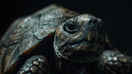 close up of a turtle