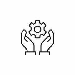 configuration care (2) icon sign vector