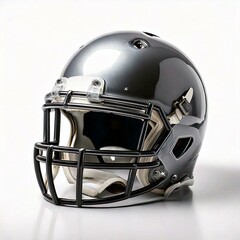Fototapeta premium American football helmet isolated on white background