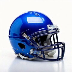 Naklejka premium American football helmet isolated on white background