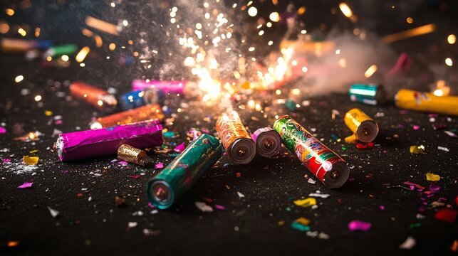 Leftover Boxes and Debris from Festive Activities