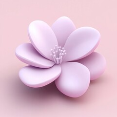 Fototapeta premium Delicate Flower Bloom in Soft Pink Tones