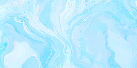 Abstract shiny Colorful blue marble ink pattern texture with soft stains, Indigo ocean blue marbling with natural luxury tiles pattern texture, Mosaic stone texture texture soft blue background.
