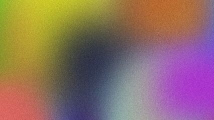 Modern Gradient Poster with Grainy Noise and Bold Colors, Artistic Poster with Smooth Gradient and Unique Grainy Texture