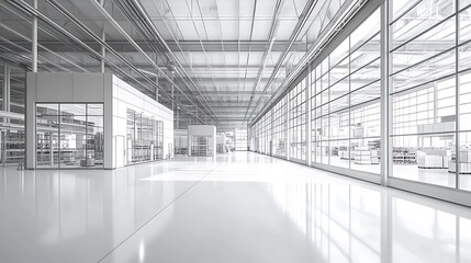 Inside a modern logistics hub advanced technology and software tools streamline delivery processes