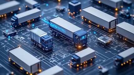 Modern logistics hub leveraging technology for seamless delivery operations and optimized workflow