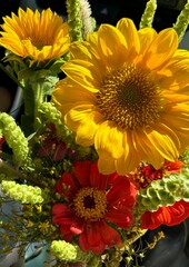 bouquet of sunflowers
