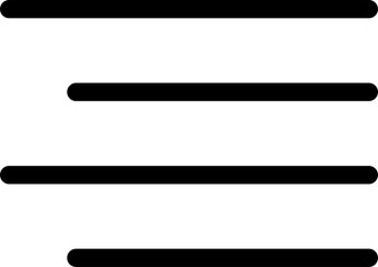 Fototapeta premium Align Right Icon - Right Text Alignment Symbol, Text Formatting Tool for Web and Graphic Design