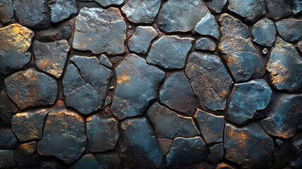 Fototapeta premium Nice cracked wall look with text space.