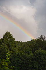 rainbow in the sky