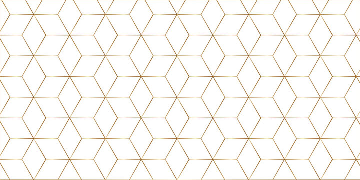 Seamless pattern with hexagon square cube geometric pattern shapes grid metal element texture design. vector tiles gradient science web tech connection triangle diamond honeycomb hexagon art.