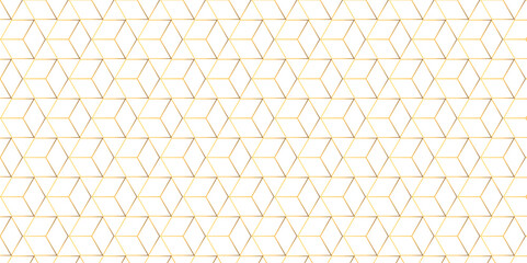 Fototapeta premium Seamless pattern with hexagon square cube geometric pattern shapes grid metal element texture design. vector tiles gradient science web tech connection triangle diamond honeycomb hexagon art.