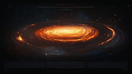 Obraz premium system in the space