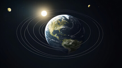 Yes, the Earth does rotate! It spins on its axis, completing one full rotation approximately every 24 hours. 