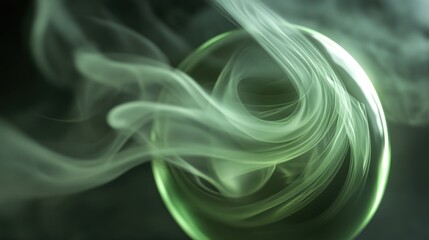 Fototapeta premium Abstract Smoke Orb