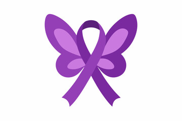World Lupus Day butterfly ribbon vector illustration