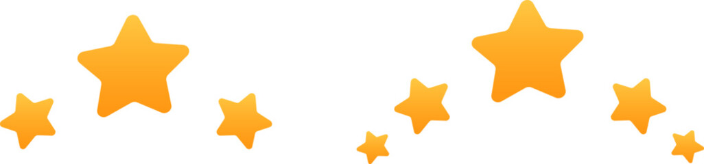 Three and five star rating. 3 or 5 rating feedback scale