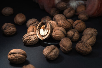 walnuts and nutcracker