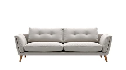 Modern Sofa on Transparent Background (PNG).