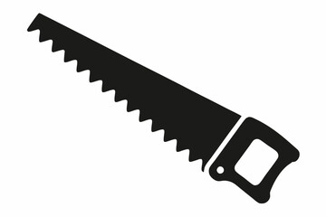

Handsaw icon, Hand saw silhouette vector, Hand saw black symbol vector illustration.