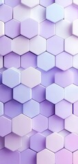 Sleek purple and mint hexagonal tile pattern creates a minimalist abstract background for mobile use