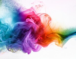Fototapeta premium abstract colorful smoke