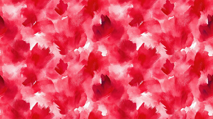 Fototapeta premium Seamless red watercolor paint pattern ideal for backgrounds and artistic designs