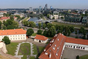 Vilnius Lithuania 06 30 2022 . Ancient city of Gediminas in Lithuania .