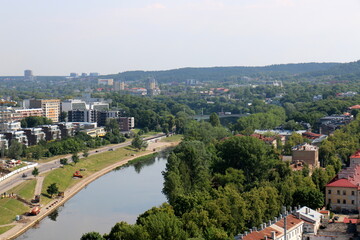 Vilnius Lithuania 06 30 2022 . Ancient city of Gediminas in Lithuania .