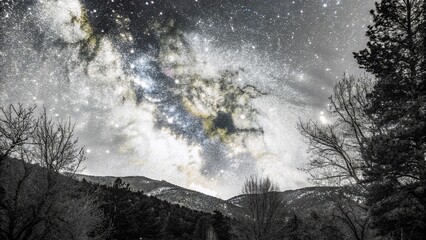 Stunning Starry Night Sky with Amazing Patterns and Twinkling Stars for Nature Lovers and Astronomy Enthusiasts