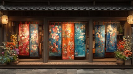 Traditional Japanese Shop Display