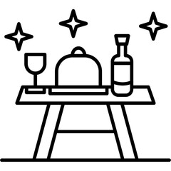 Dinner table Icon