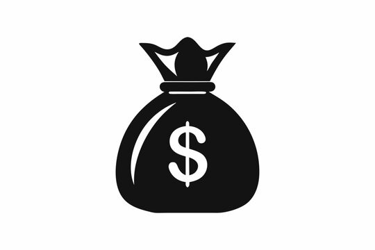 recommend clip art: Money Bag Silhouette Vector, Money Bag Clipart, Money bag icon