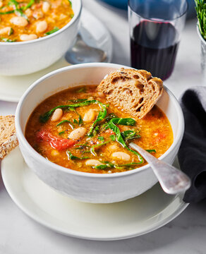 A bowl of delicious Ribollita soup