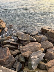 rocks in the sea