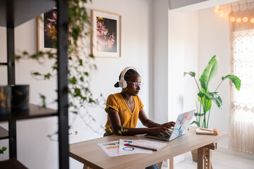 Professional marketing specialist working