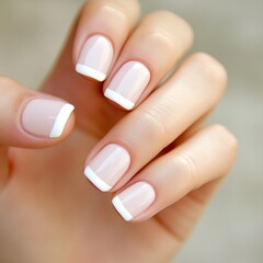 Classic french manicure