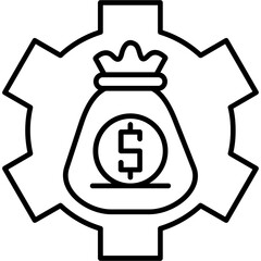 Obraz premium Assets Icon